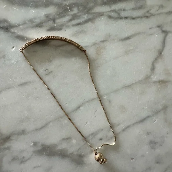 14kt Solid gold adjustable bracelet - Picture 2 of 2